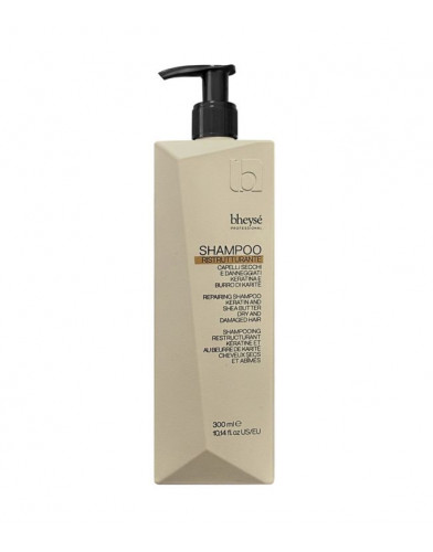 Bheyse Repairing Shampoo with Keratin and Shea Butter for Dry and Damaged Hair, 300ml